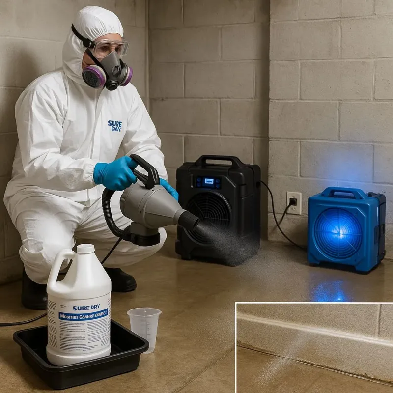 Sanitization and Odor Removal process in Chester Springs, PA